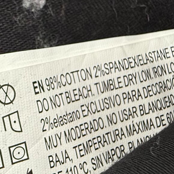 New! Forever 21 Black Skinny Jeans Embroidered Flowers & Bird High Rise 26 Waist - Picture 12 of 14